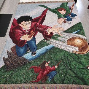 Harry Potter Throw,  Pre movie 2001. Smoke free home